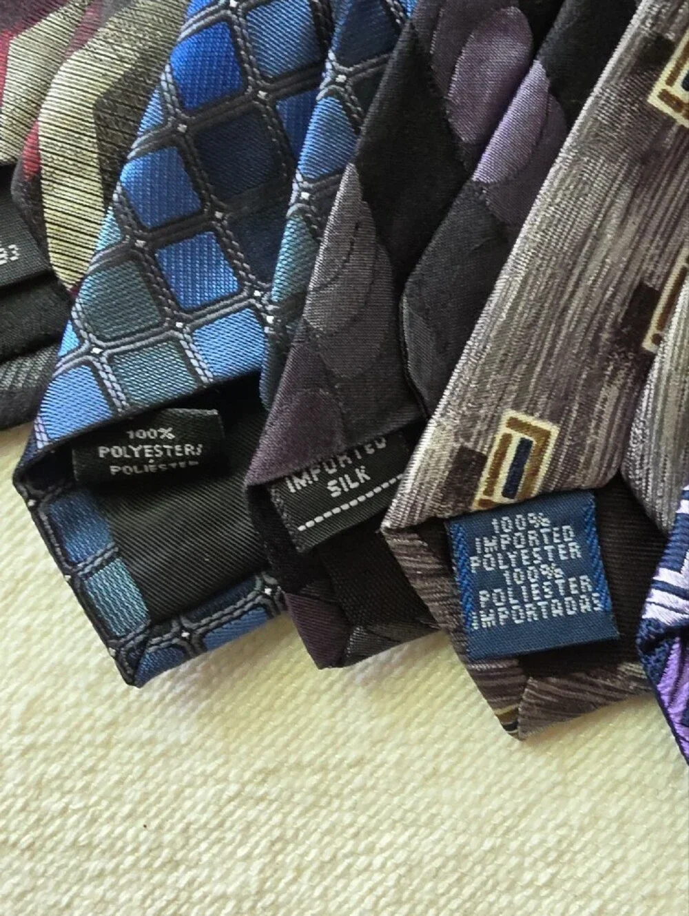 8 Piece Bundle Of Assorted Men’s Patterned Ties - Multi-Color Set